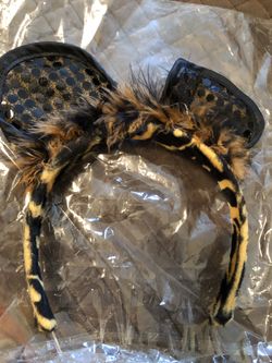 Cat woman style headband Tiger print furry costume halloween cosplay