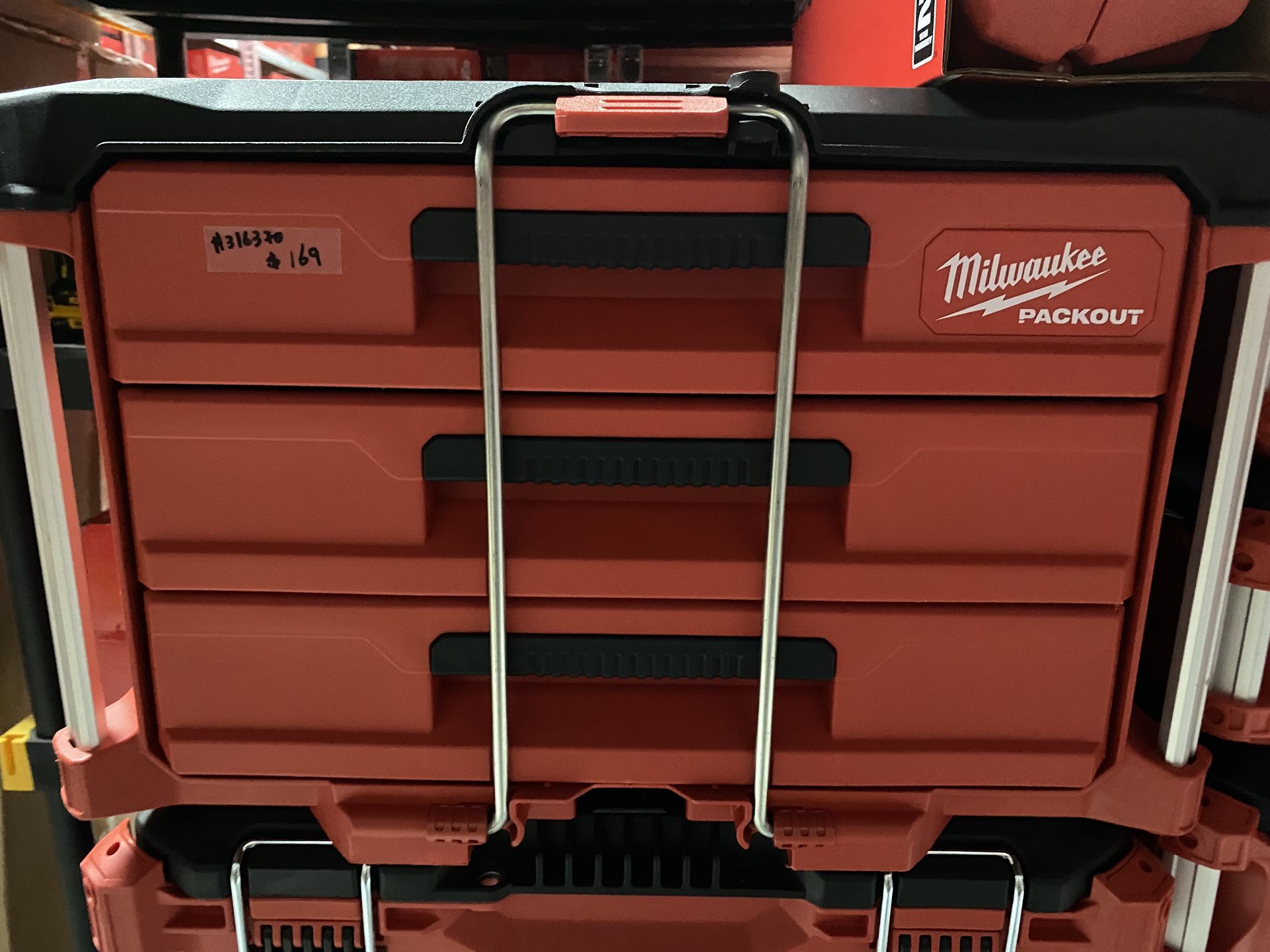 Milwuakee Packout 3 Drawer Tool Box