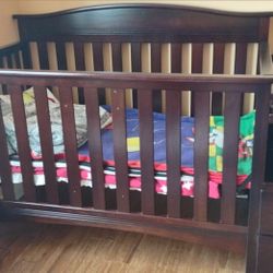 Delta Children Convertible Crib + Attached Changing Table