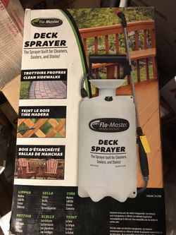 Deck Sprayer