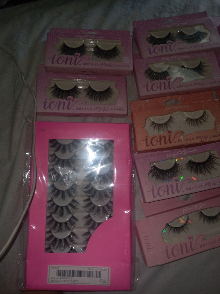 Ioni Lashes And A Pair Of Shein Lashes All New
