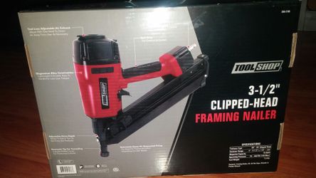 Brand Tool Shop 3 1 2 Framing Strip Nailer Nail Gun New End Box Contac Contact Info Hidden For Sale In Oakland Ca Offerup