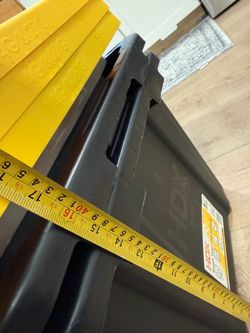 27 gal tough tote bins