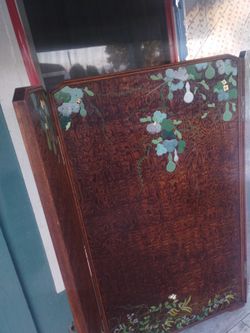 Tigerwood Privacy Wooden Divider