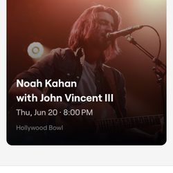 Noah Kahan Tickets For Sale @ The Hollywood Bowl