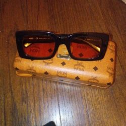 MCM Black Sunglasses with Amber Lenses