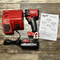 Milwaukee M18 Fuel Brushless 3/8 Compact Impact Wrench Kit 