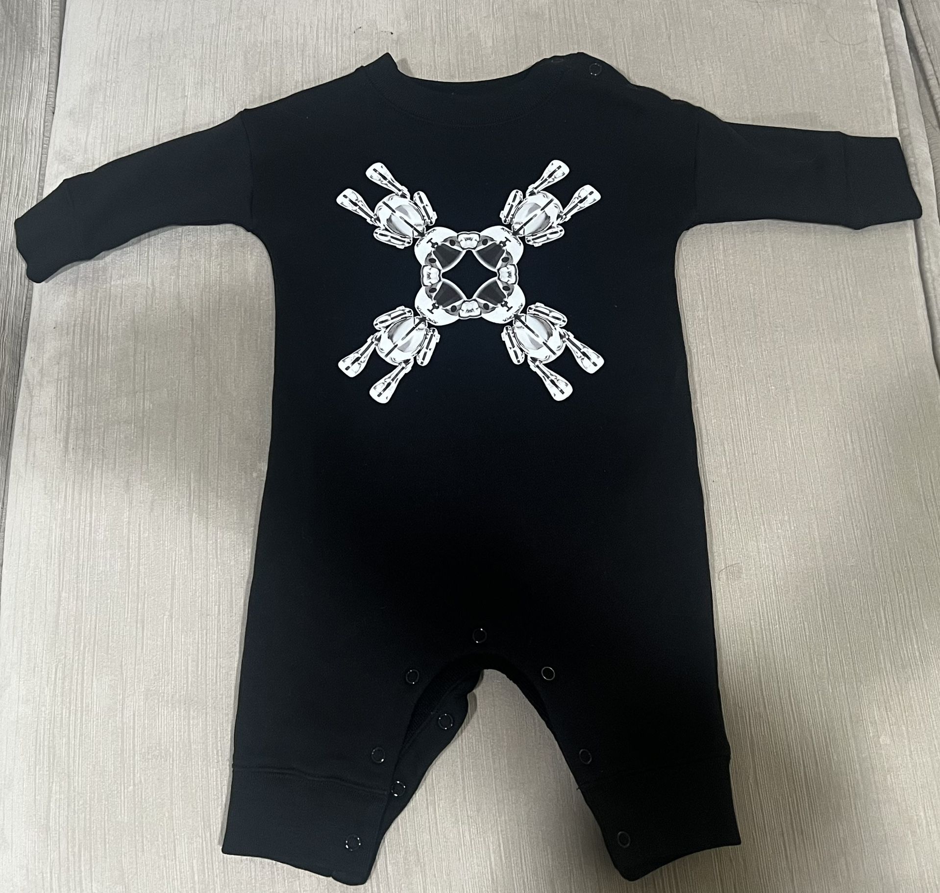 Baby Burberry Fleece Onesie 6m