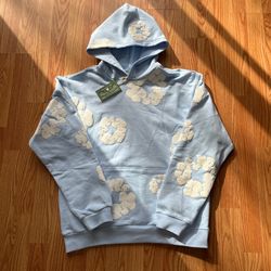 Light Blue Denim Tears Hoodie Dm Before Purchase
