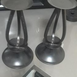 2 CANDLE HOLDERS $12 