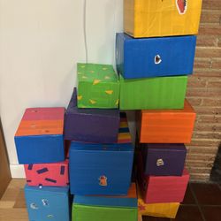 Homemade Blocks (cardboard boxes)