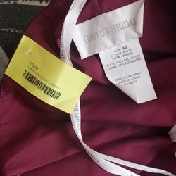 "Wine" bridesmaid dress