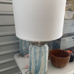 Jamie Young Co. "Helen" Hand-Blown Glass Table Lamp