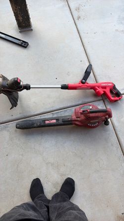 Leaf blower and weed trimmer