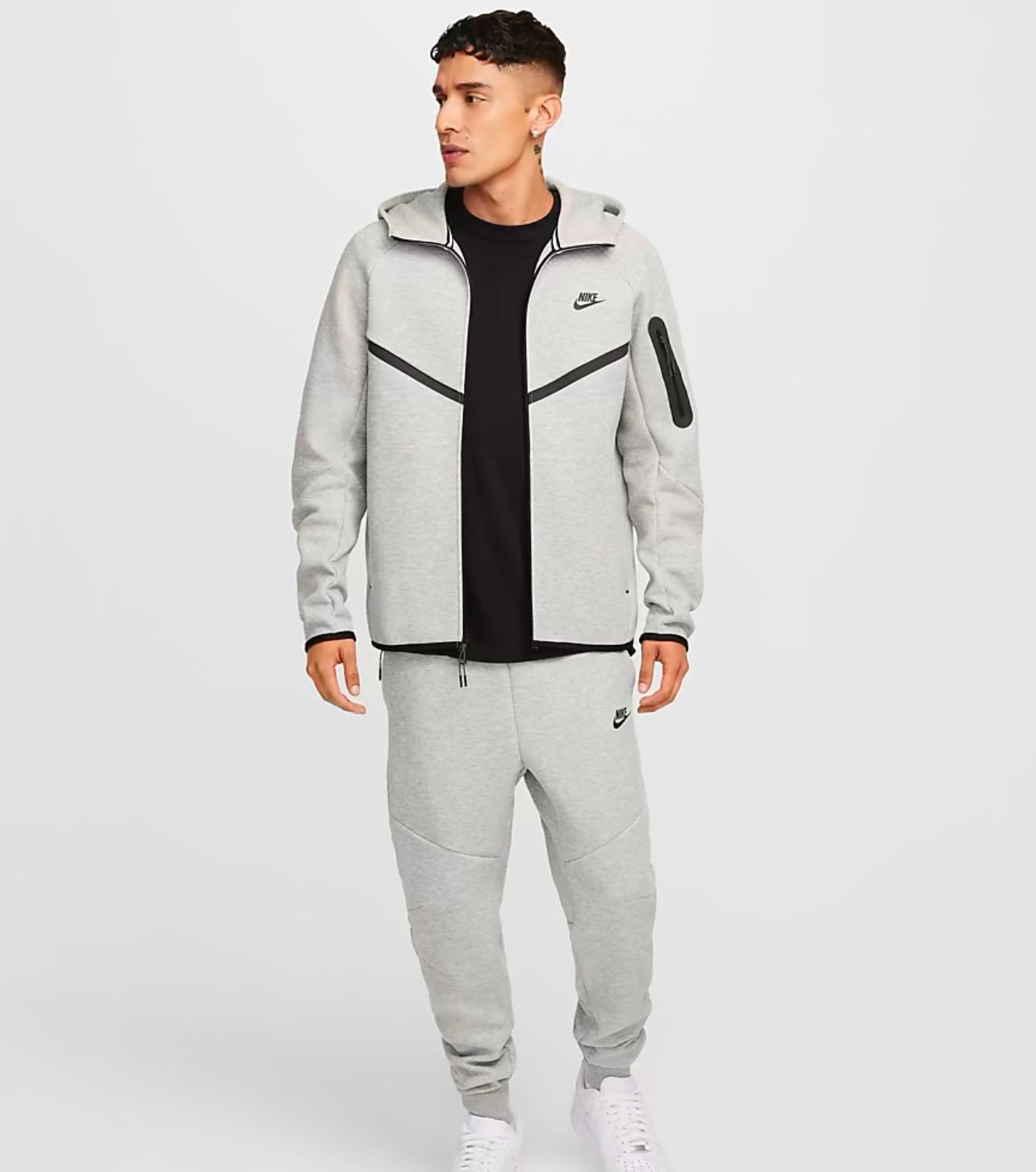 Nike Tech Fleece Full Zip Hoodie HV0949-063 Jogger Pants HV0959-063 Size XS,Medium
