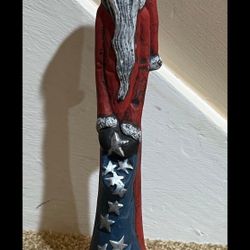 Ceramic Santa Figure Christmas decor 12” tall