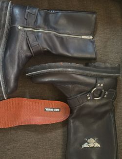 Like New Size 8 Harley Davidson Riding Boots
