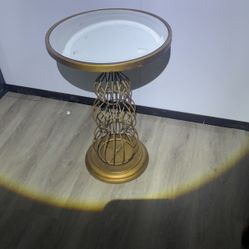 Round Mirror Table