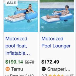 MOTORIZED POOL LOUNGER