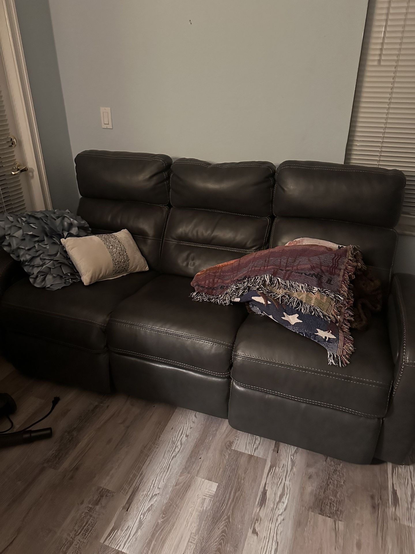2022 Electric Leather Couches.