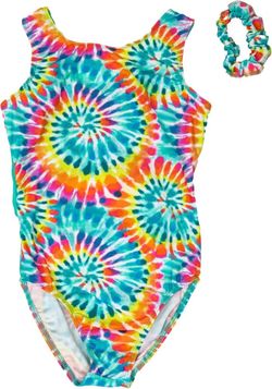 New Destira split back free spirit gymnastics leotard size child medium 8-10