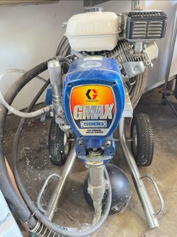 Graco 5900 Gas Powered Airless Sprayer W/200 Ft Of Line