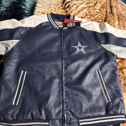 Cowboys NFL Leather Jacket XL