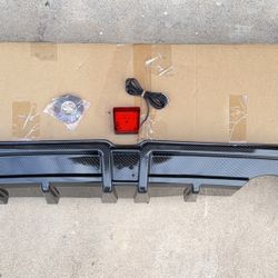 06-11 Honda Civic 4 Door Rear Bumper Valance w/LED Brake Light 