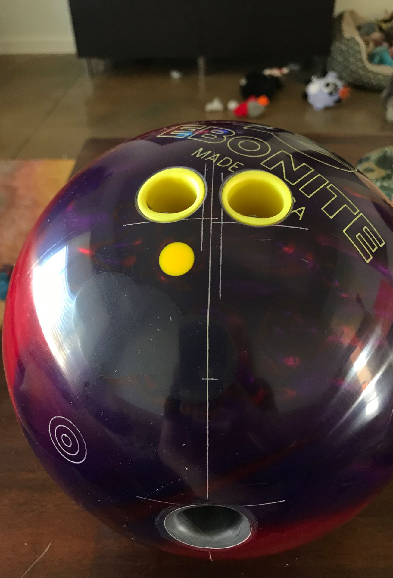 Ebonite GB3 Bowling ball 15 pounds used great shape for Sale in