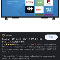 Element Smart Roku Tv