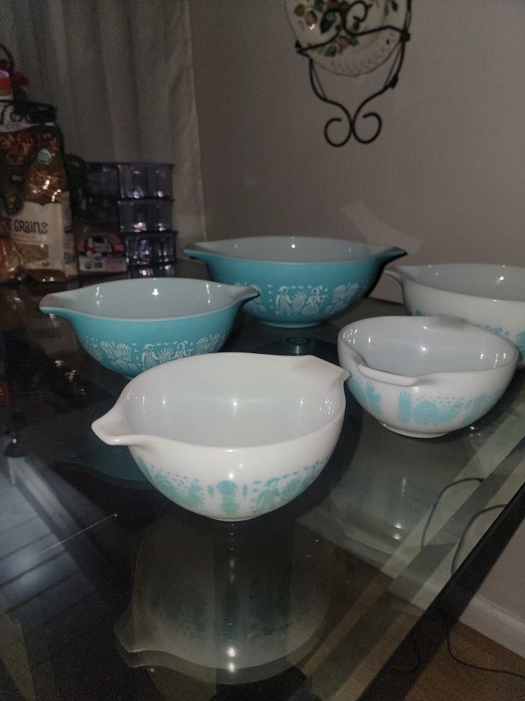Pyrex Amish Cinderella Mixing Bowl Sets