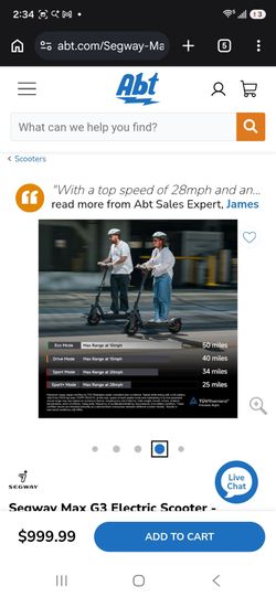 Segway Max G3 Electric Scooter