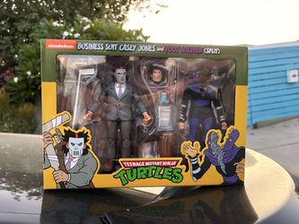 TMNT  BUSINESS SUIT CASEY JONES and FOOT SOLDIER (SPUT
