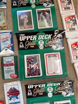 Baseball cards unopened