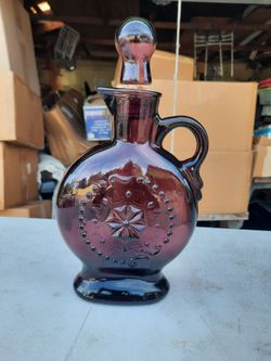 Vintage Amethyst Purple Decanter