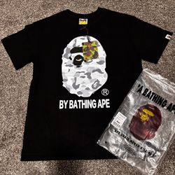 Bape shirt gray camo