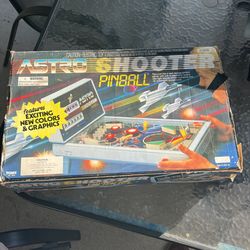 1991 Astro Shooter Pinball Machine Tomy
