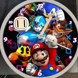 Mario n Friends Clock 