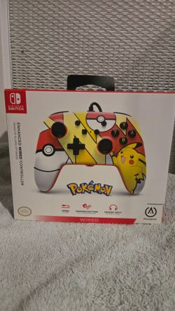 PowerA Pokemon Enhanced Wired Controller Nintendo Switch "FACTORY SEALED"