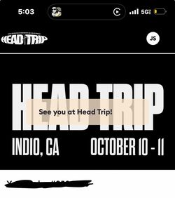 Head Trip wristband