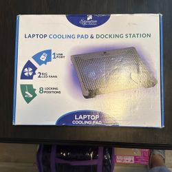 Laptop Cooling Pad And Docking Station. Brand New 