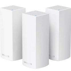Linksys WHW0303 Velop AC2200 Tri-Band Whole Home WiFi 5 System - White (3-Pack)