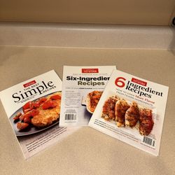 Set of three America's Test Kitchen Cookbooks
