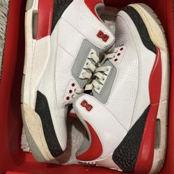 Jordan Fire Red 3 Size 12