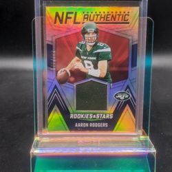 Rookie And Stars Aaron Rodgers NFL Authentic Patch Numbered 