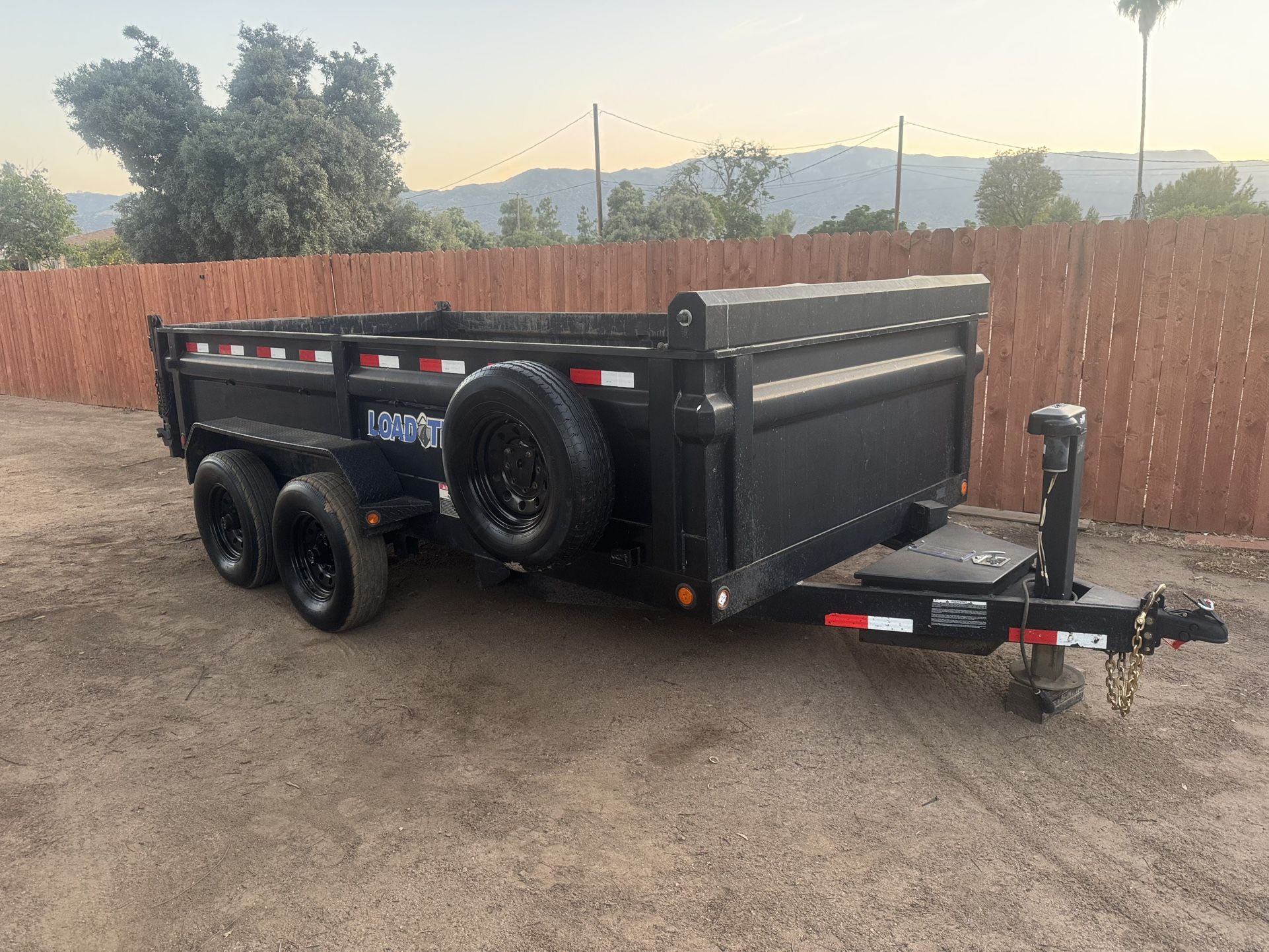 Load Trail Dump Trailer 14K 14ft X 7ft Heavy Duty