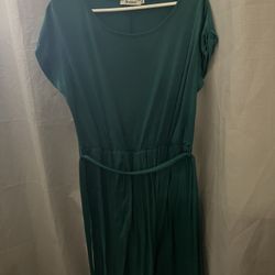 Beautiful Women’s 2X Green Wrap Dress