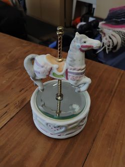 Carousel Horse Music Box