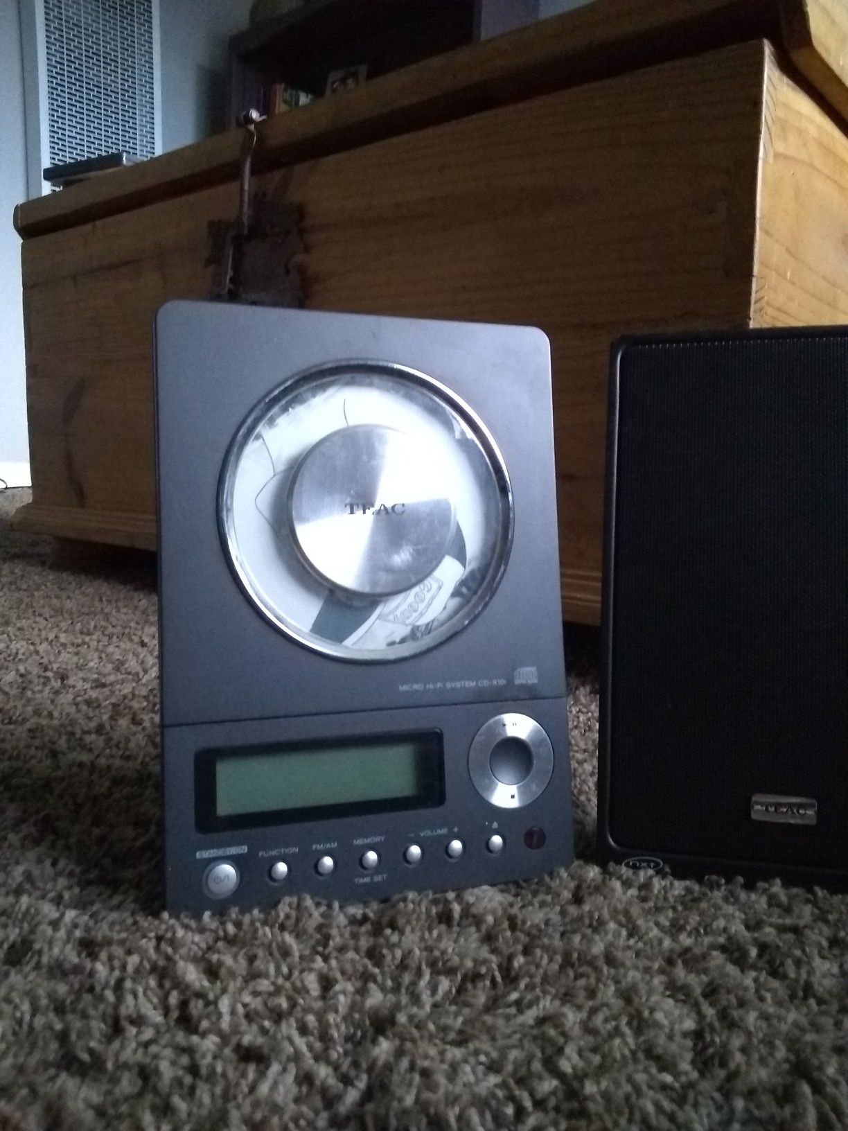 Teac home stereo system.