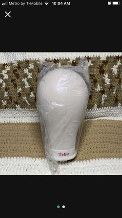24” Canvas Block Head For Holding And Making Wigs 